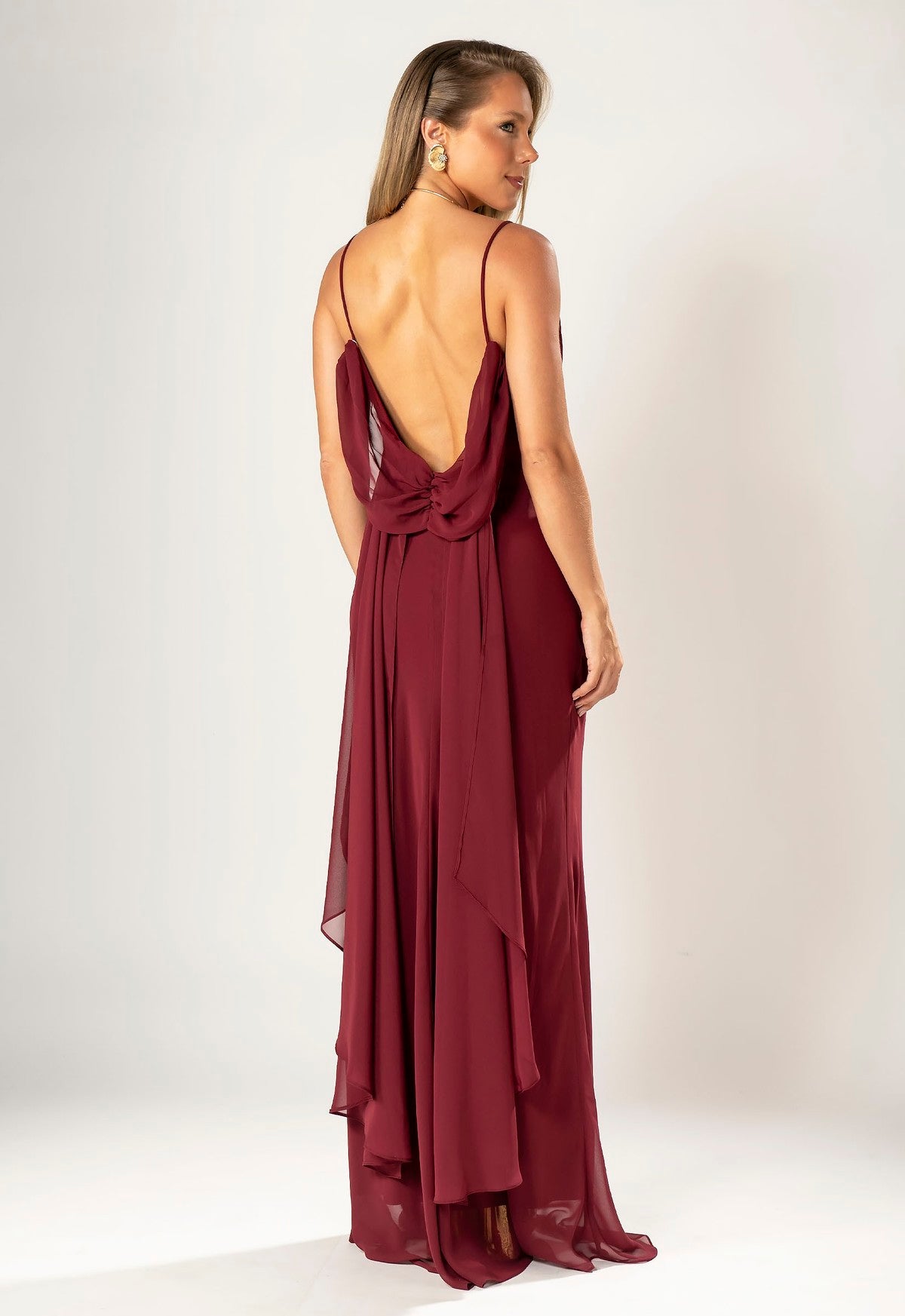 Vestido Brasil Burdeo