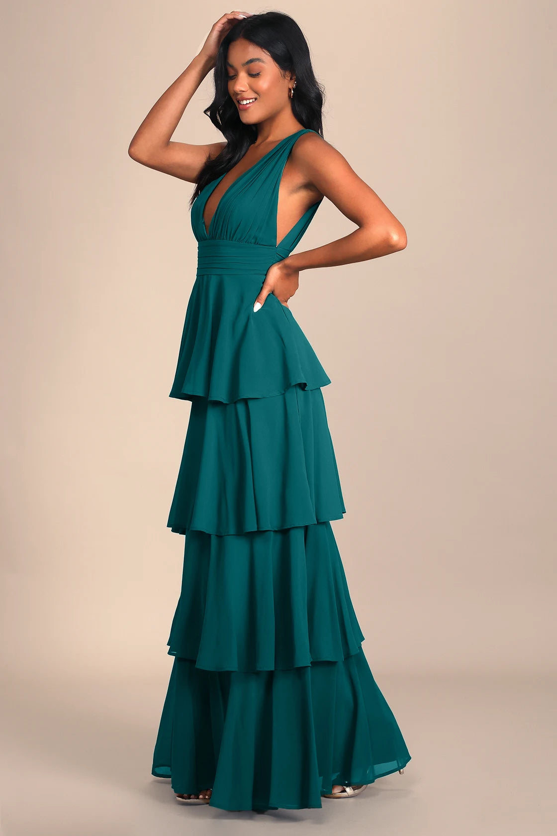 Vestido Andrea Verde Botella