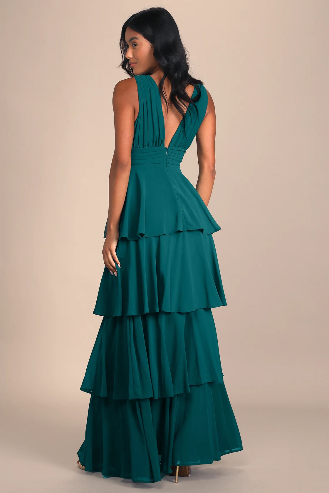 Vestido Andrea Verde Botella