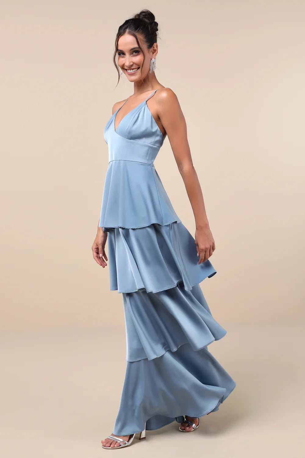 Vestido Gracia Azul Pizarra