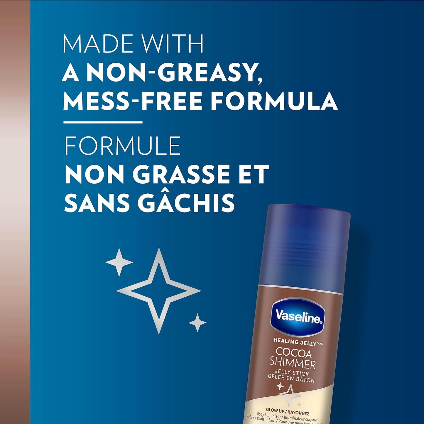Vaseline Cocoa Shimmer Jelly Stick 40g