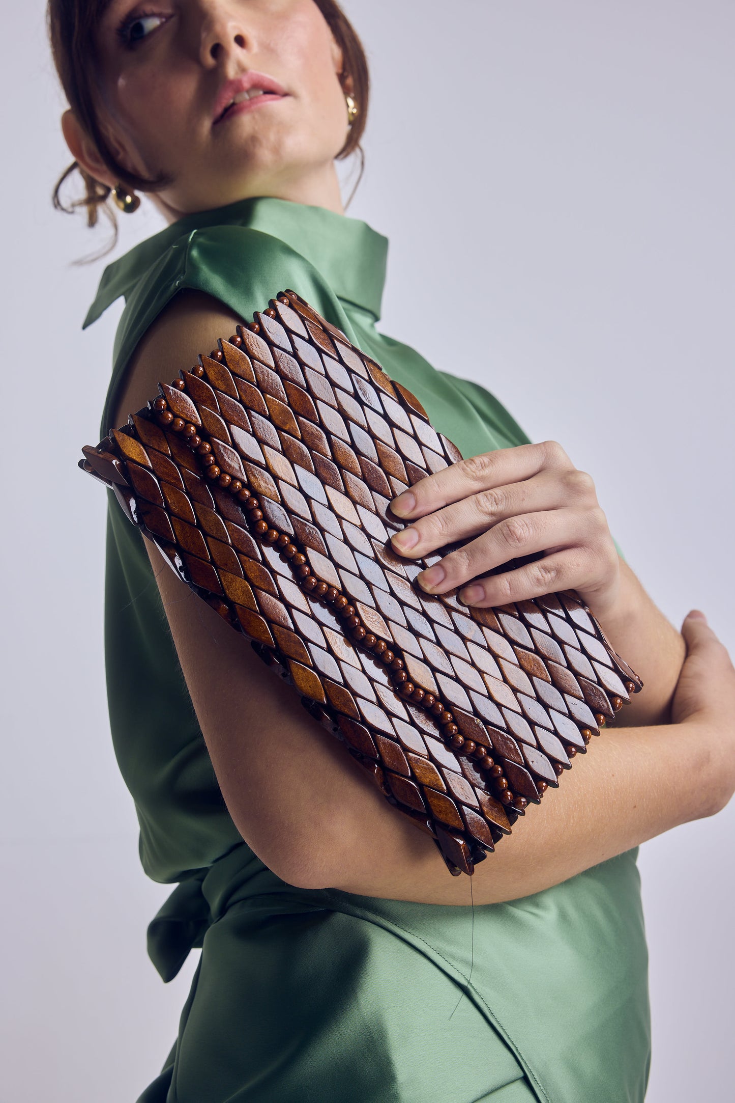 Clutch Rectangular Cafe Brasil