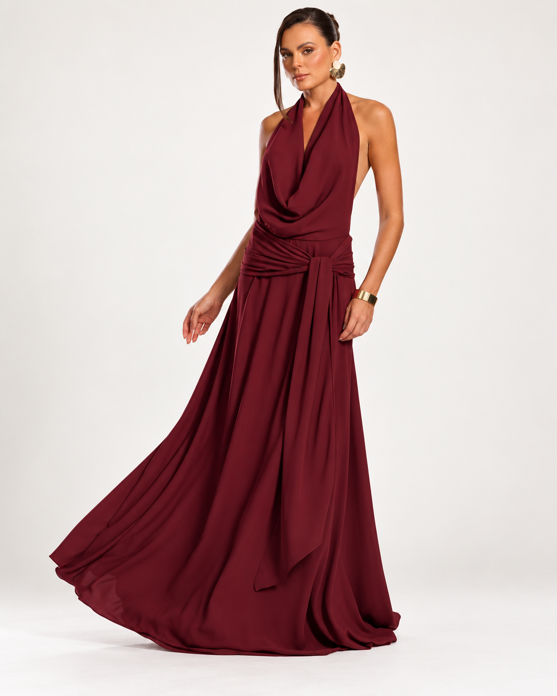 Vestido Marrakech Marsala