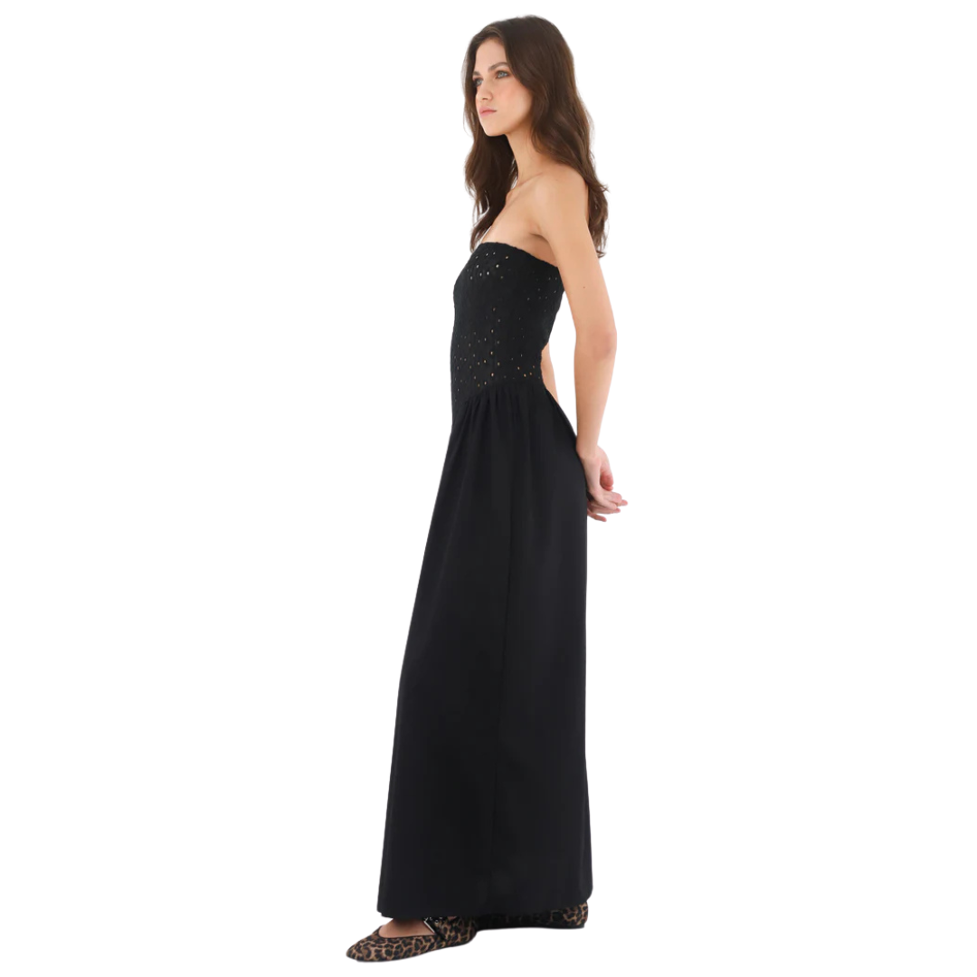 Vestido Strapless maxi