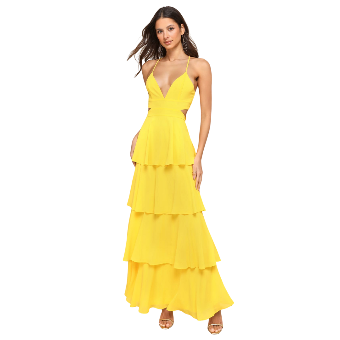 Vestido Fernanda Amarillo