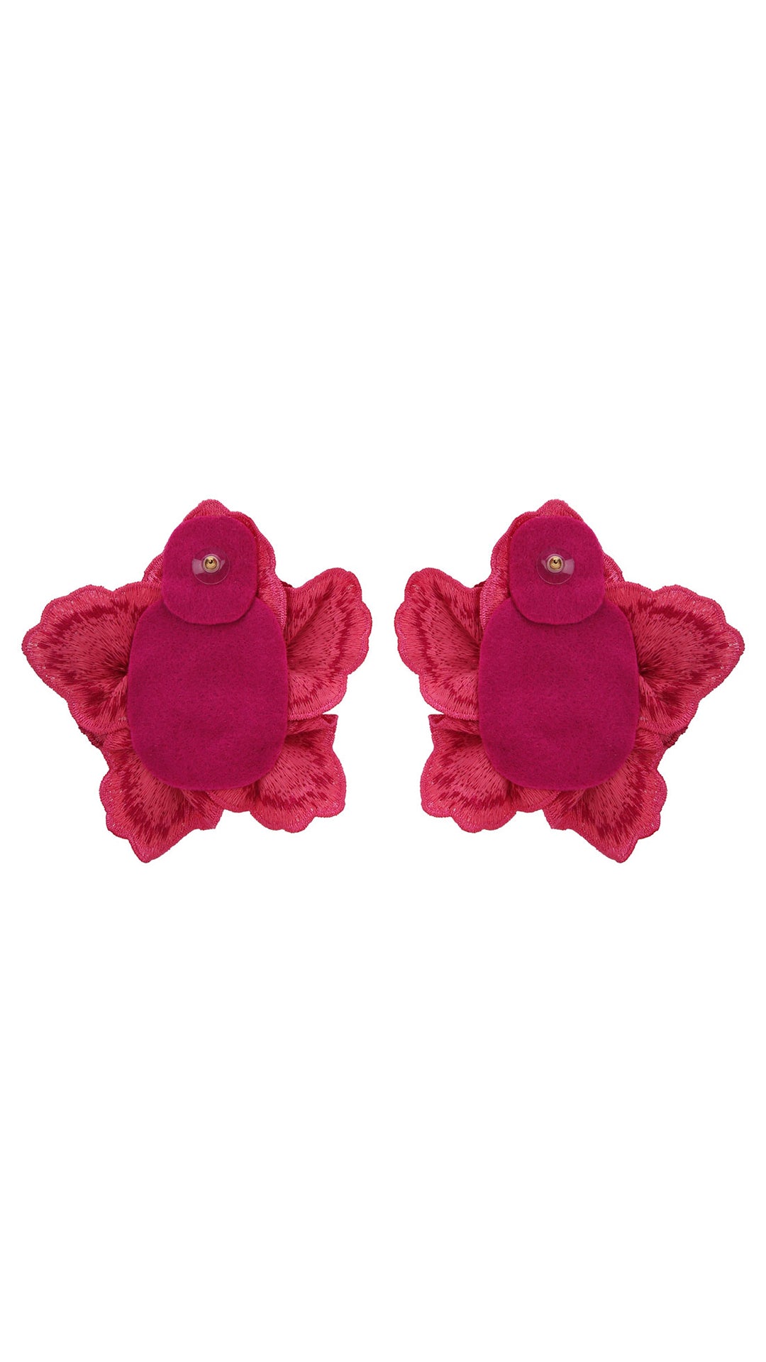 Aros Jardín Fucsia M