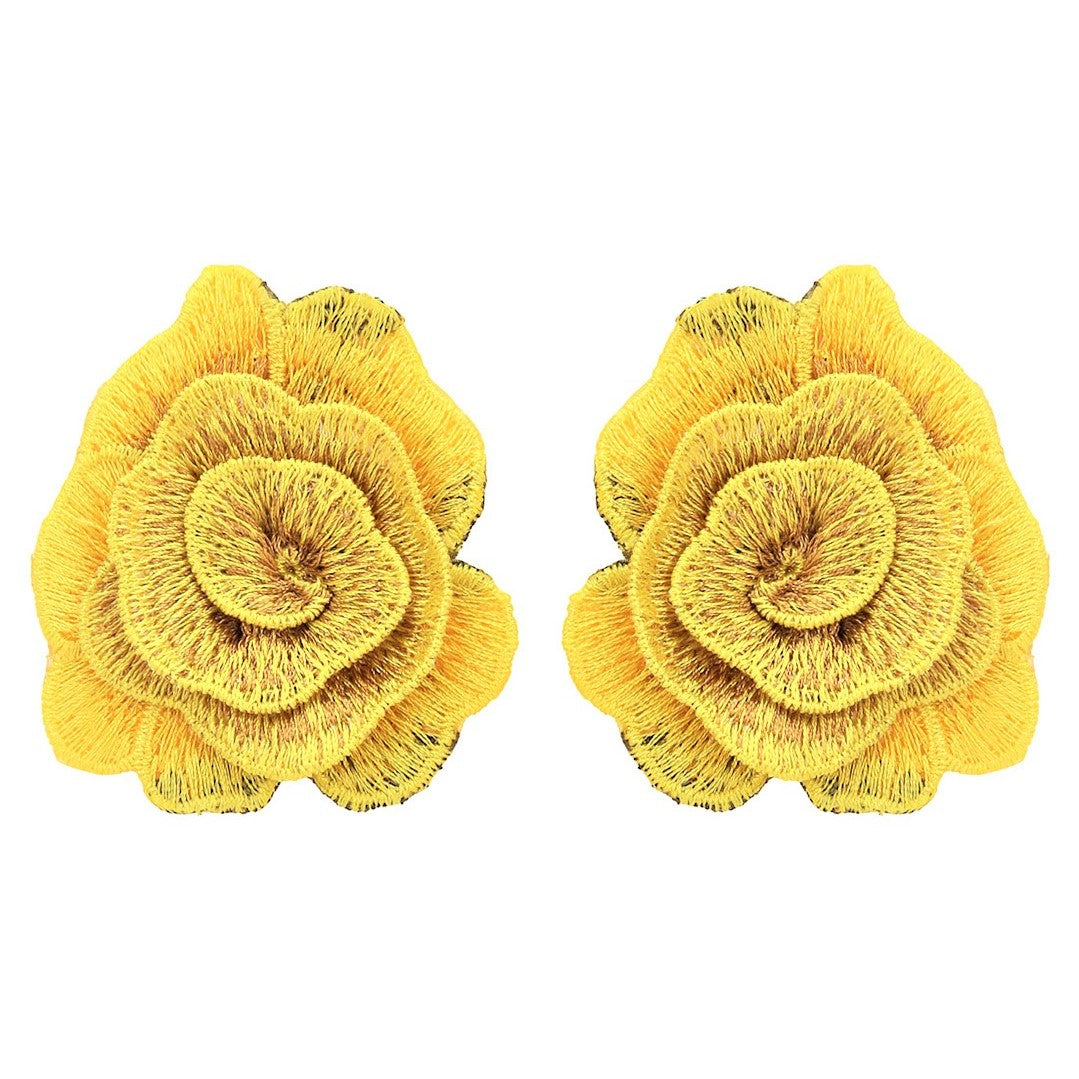 Aros Rositas Amarillos