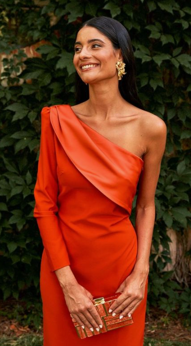 Vestido Sasa Midi Caldera