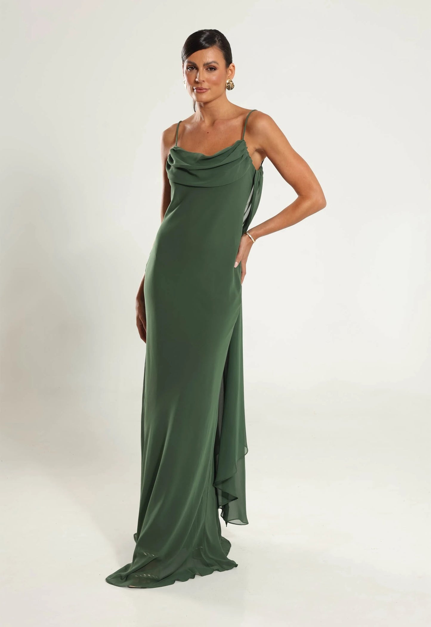 Vestido Brasil Verde Oliva