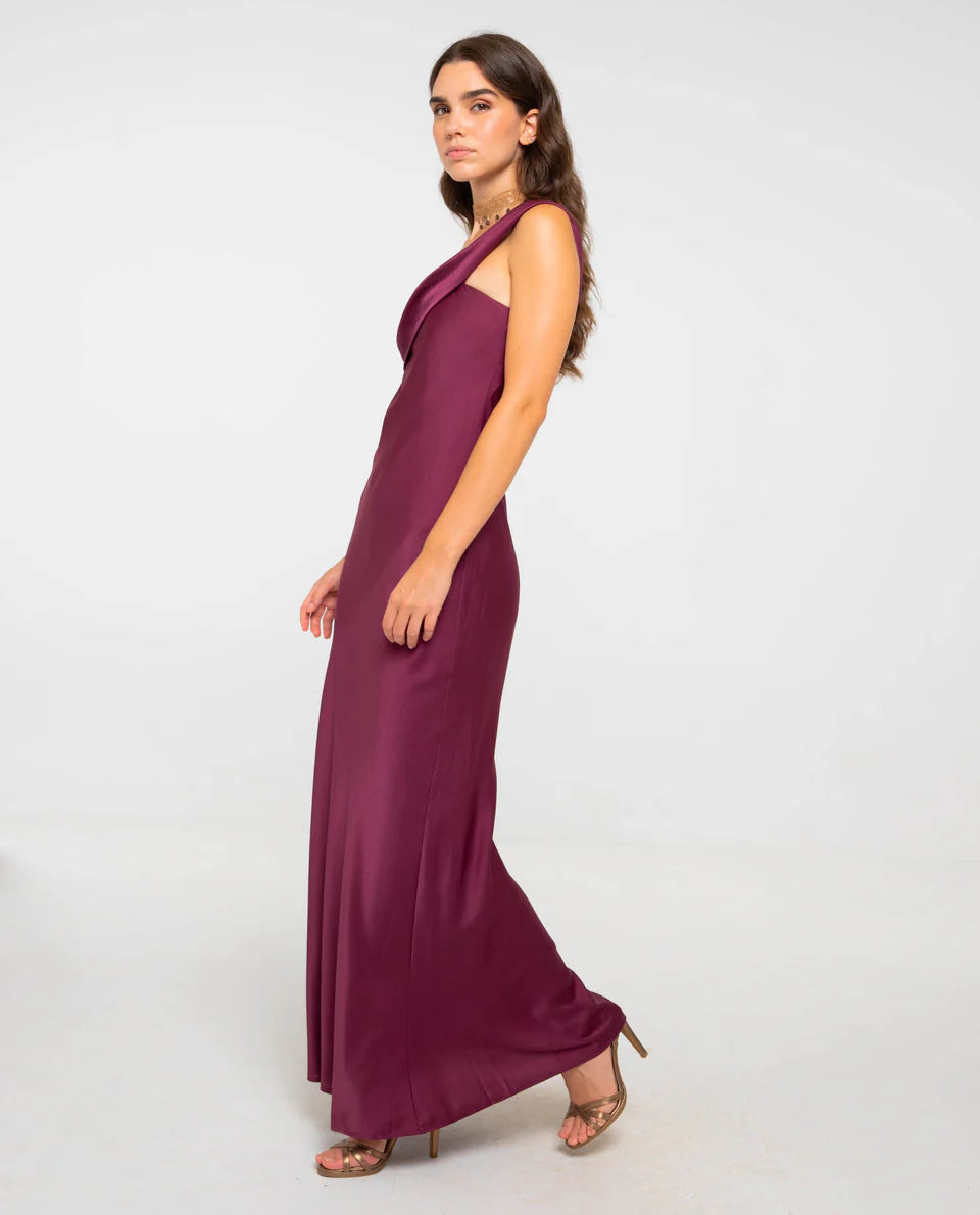 Vestido Elizabeth Ciruela