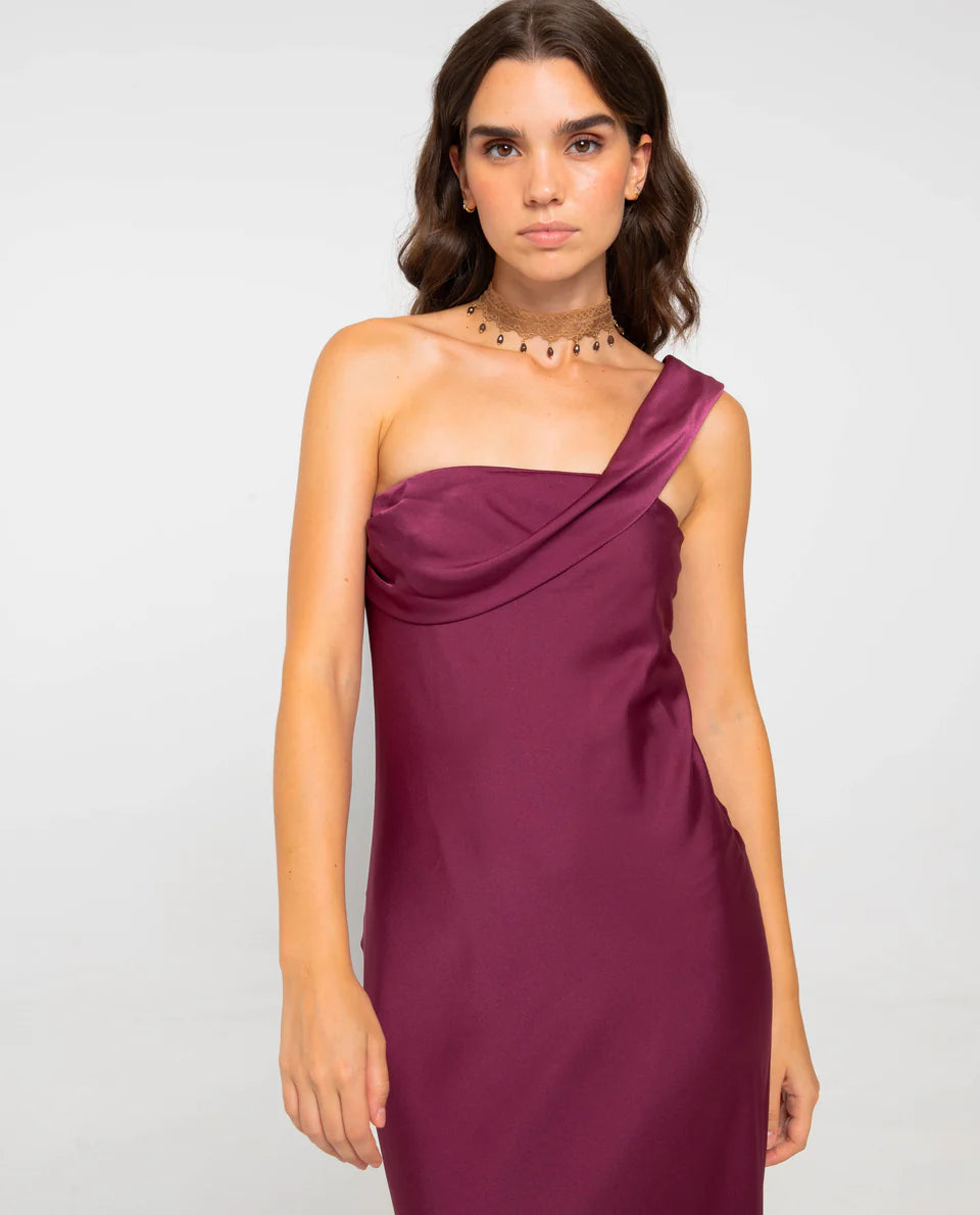 Vestido Elizabeth Ciruela