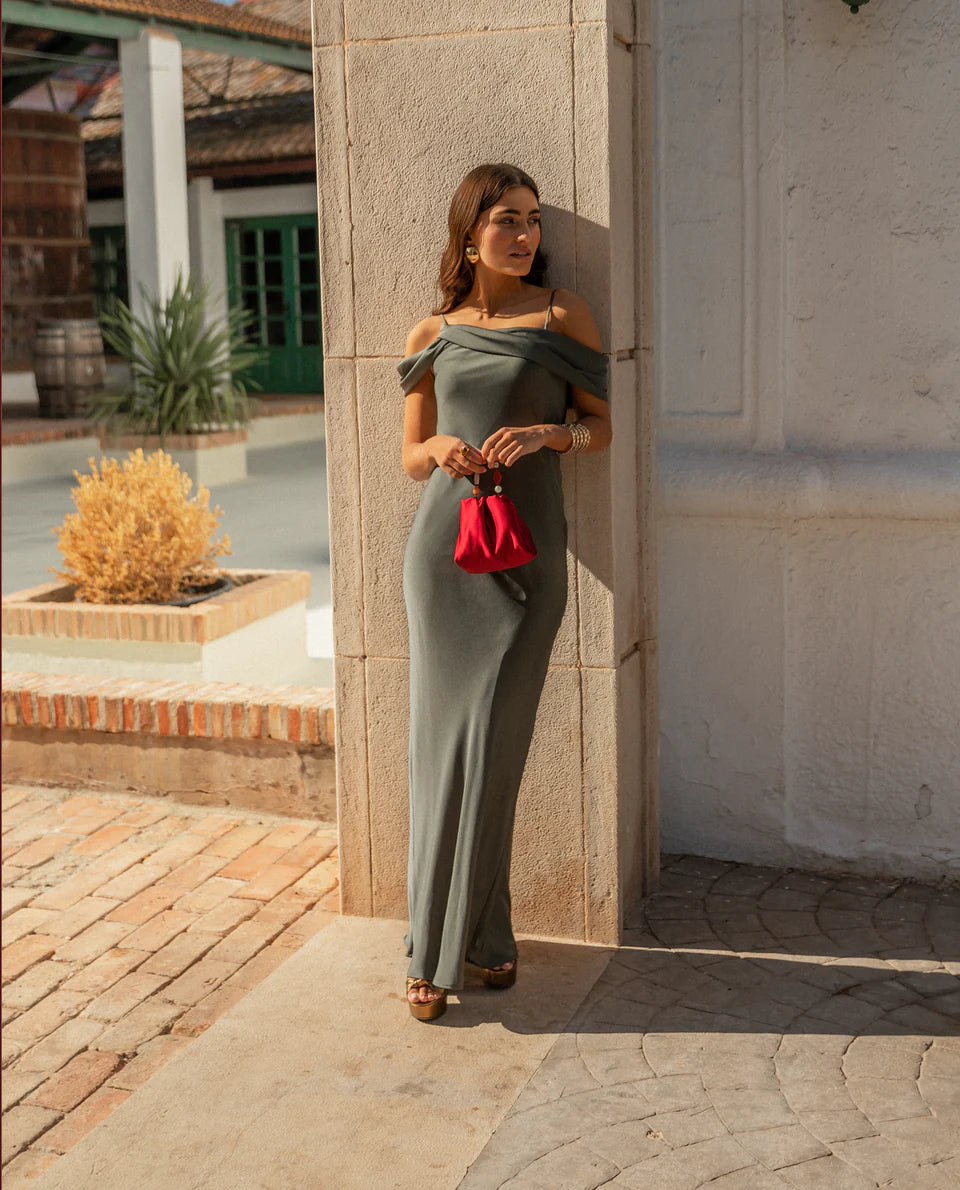 Vestido Córdoba - Verde salvia V