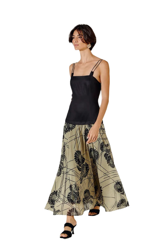 Vestido Midi Estampa