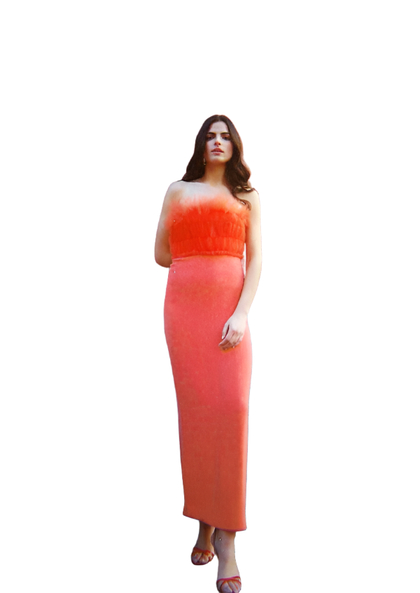 Vestido Antonella Naranja XS