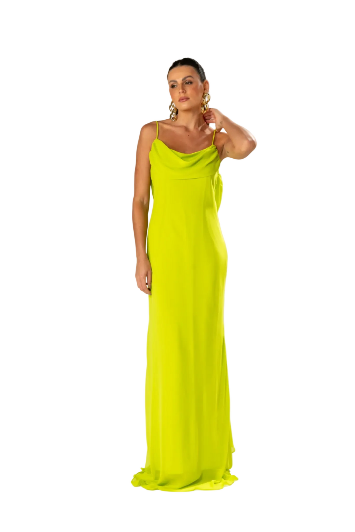 Vestido Brasil Verde Fluor