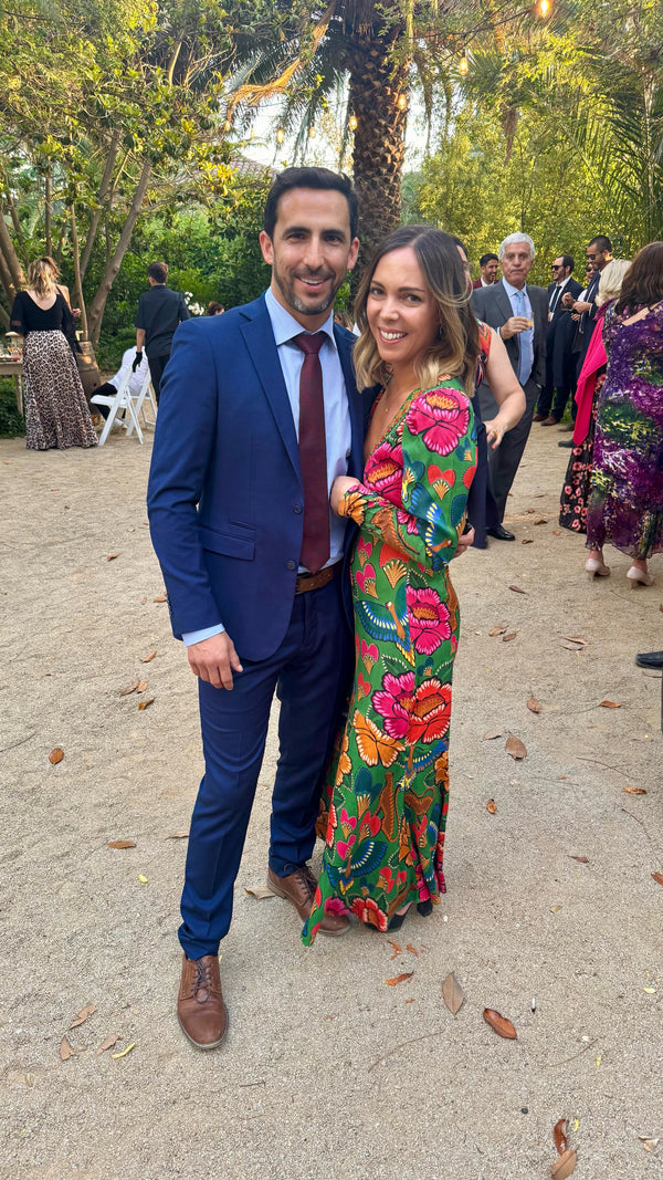  con Vestido Multicolor