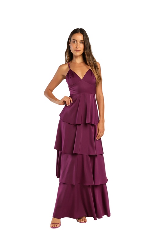 Vestido Gracia Ciruela