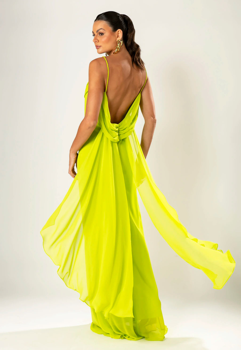 Vestido Brasil Verde Fluor