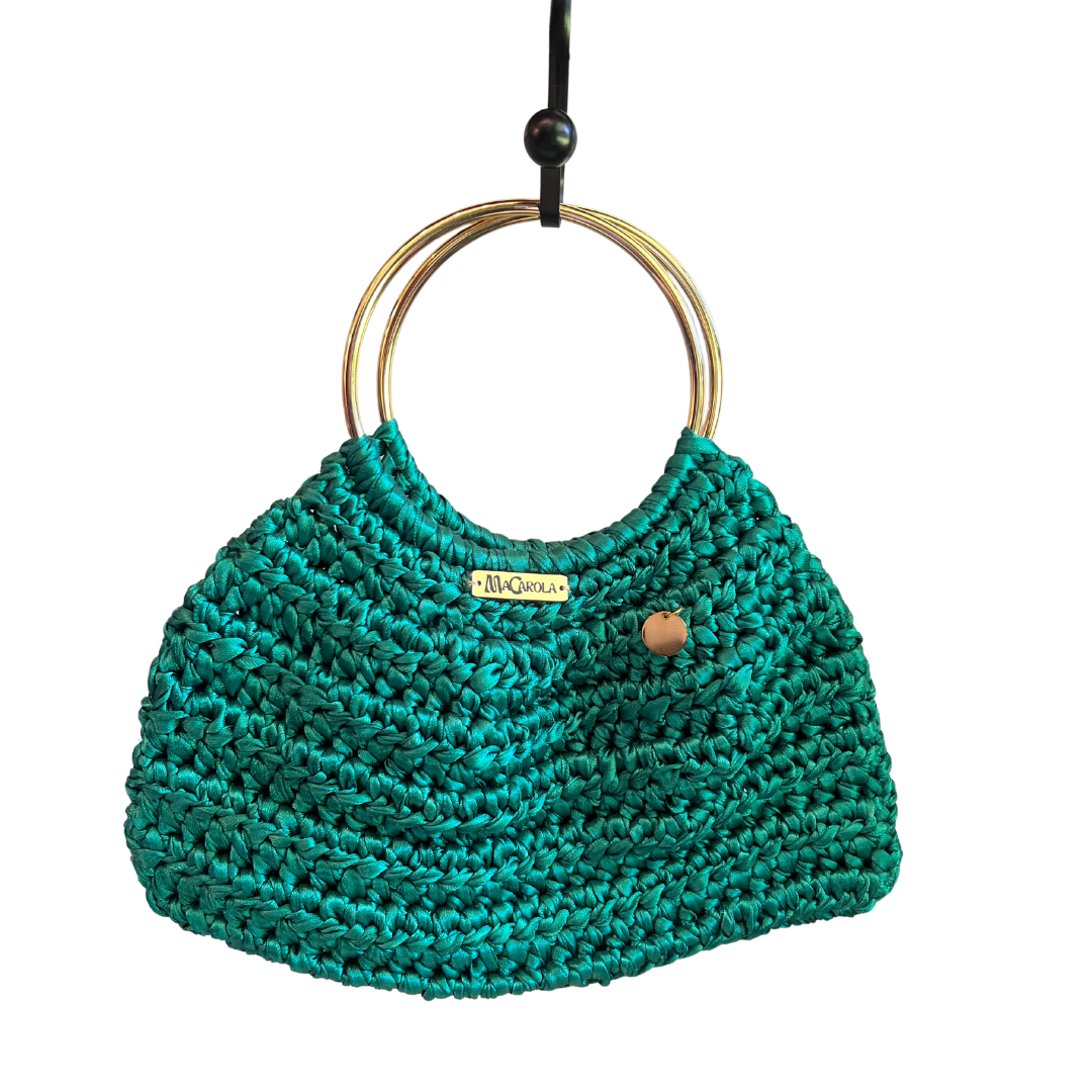 Cartera macarola Verde