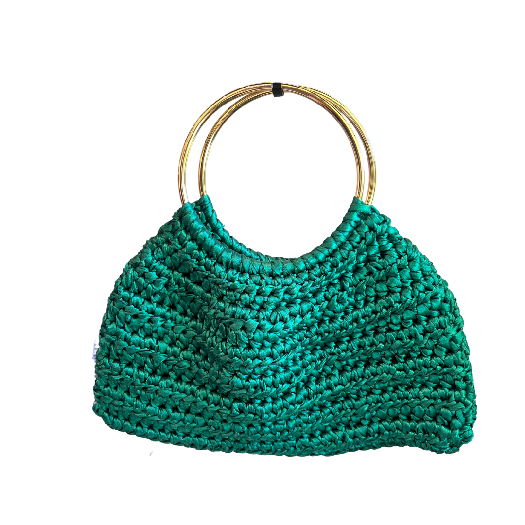 Cartera macarola Verde