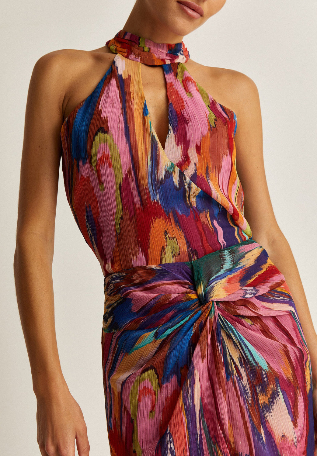 Vestido Print Halter