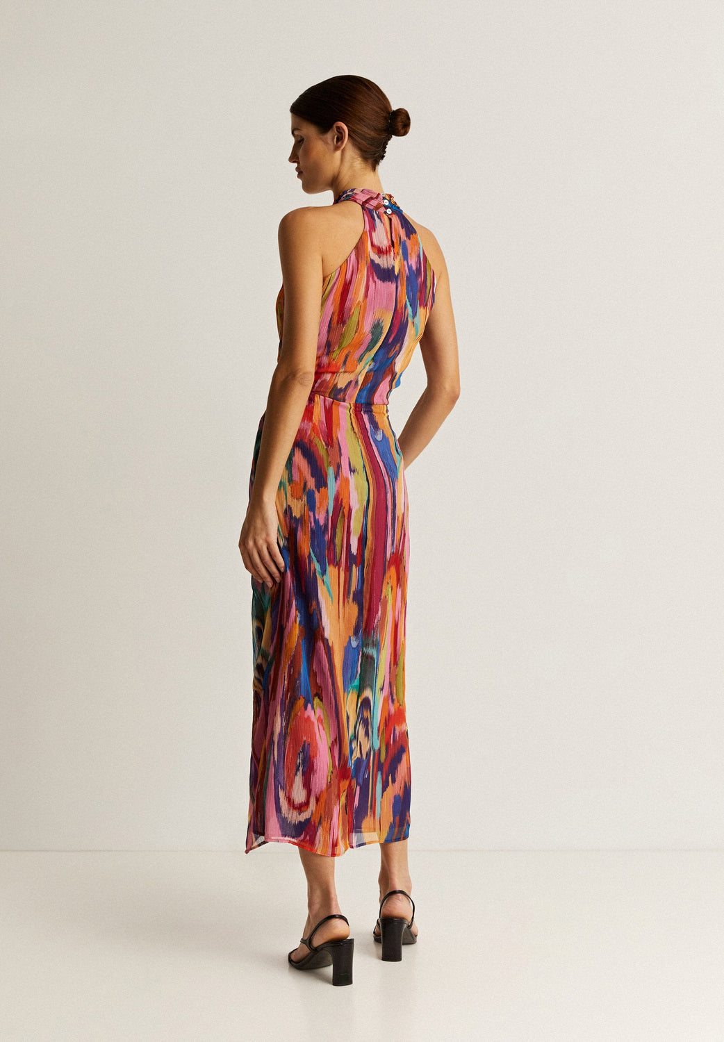 Vestido Print Halter