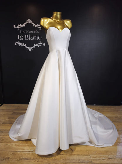 Vestido de novia blanco