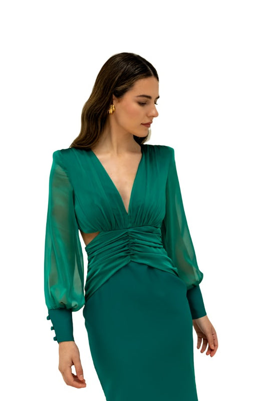 Vestido vera verde