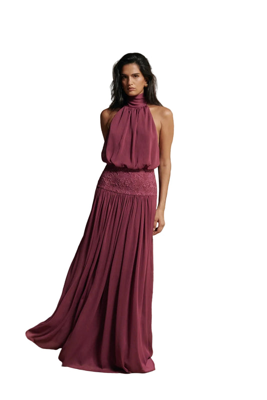 Vestido Daphne Ciruela