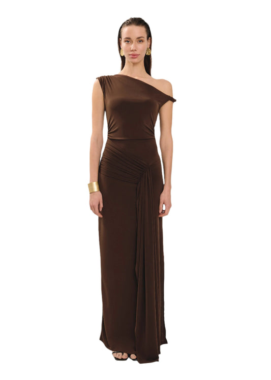 Vestido Amira Marrón