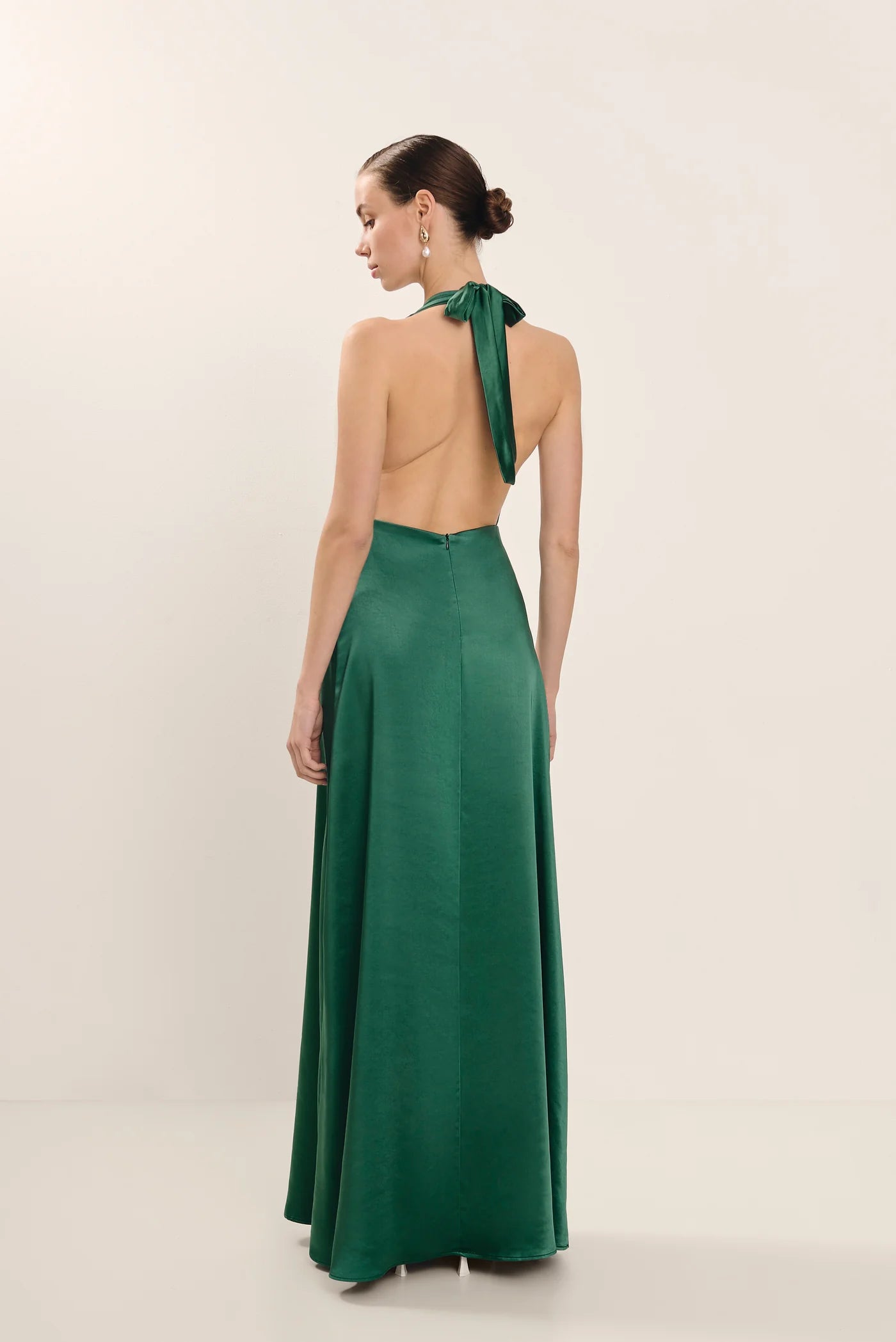 Vestido Olympia verde jade