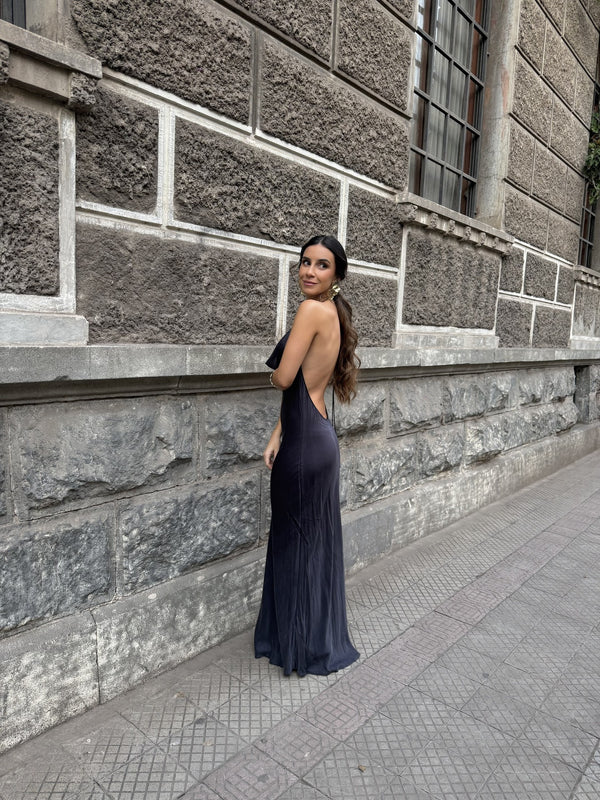Antoniaamunategui con Vestido Santi