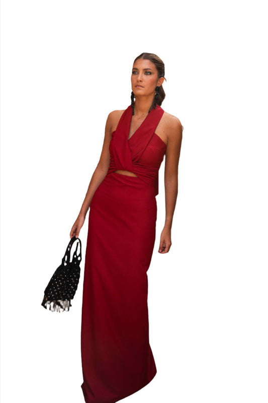 Vestido Arabis Rojo