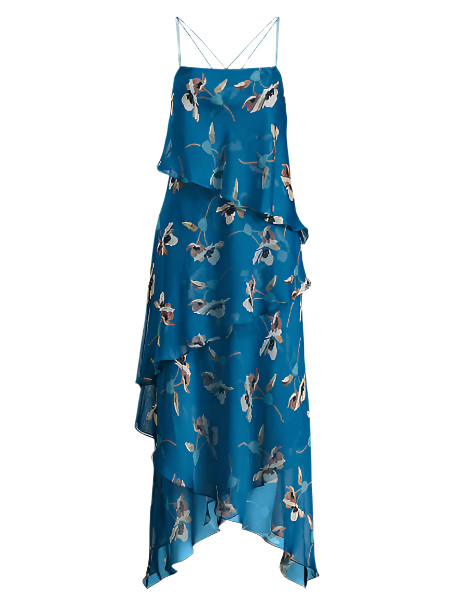 Vestido azul de flores Ralph