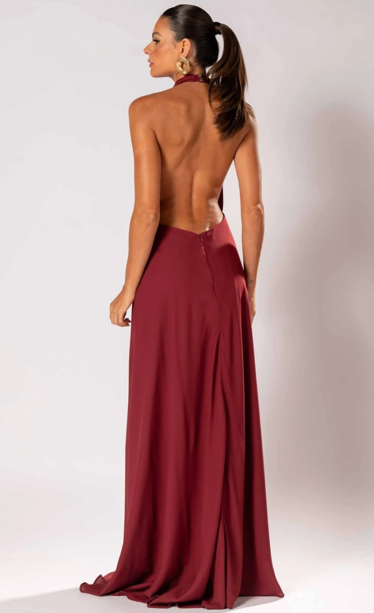 Vestido Marrocos Marsala
