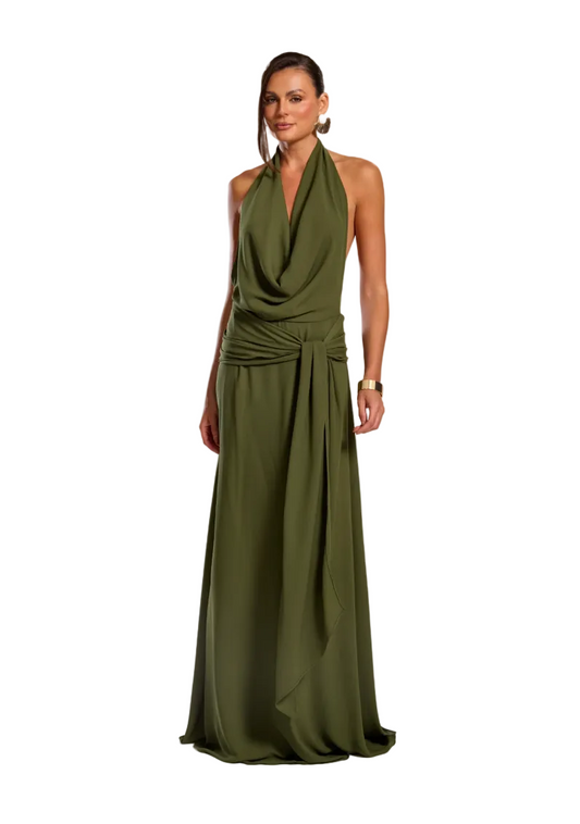 Vestido Marrakech Verde Oliva