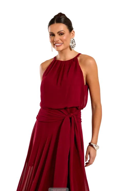 Vestido Lidia Marsala