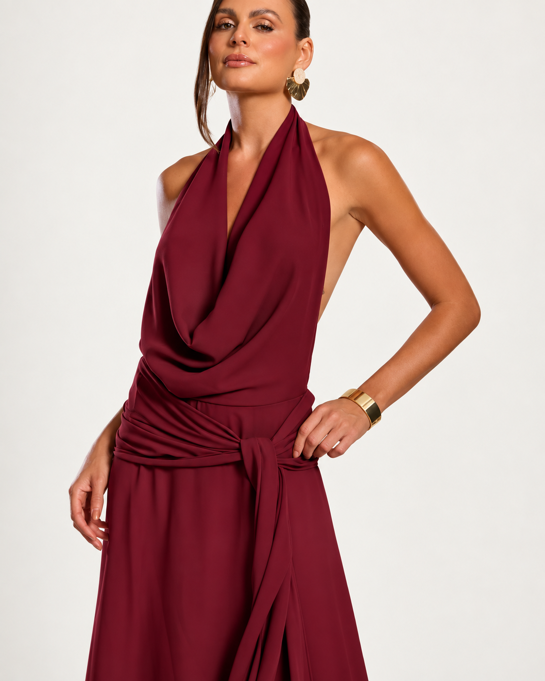 Vestido Marrakech Marsala
