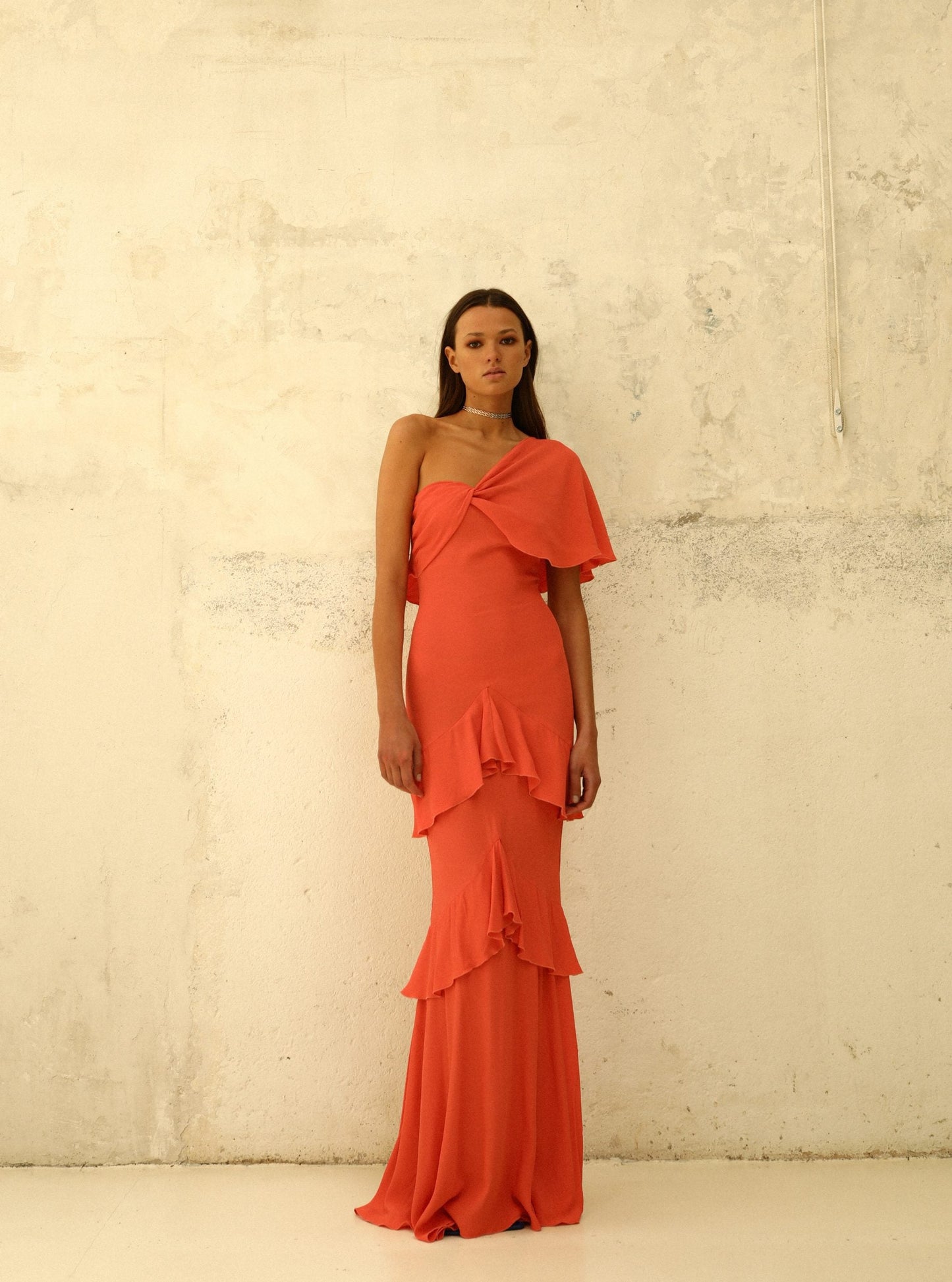 Vestido Makira Coral