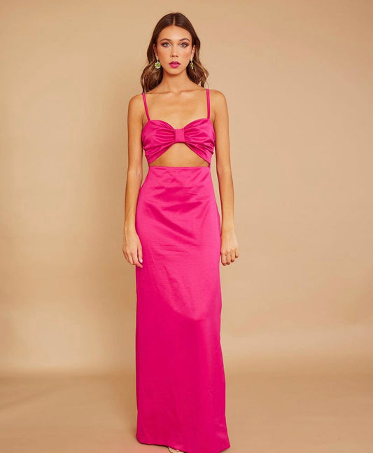 Vestido de Fiesta Fucsia