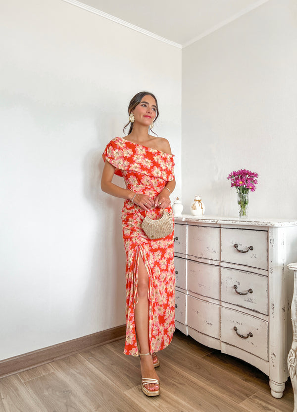  con Vestido Floral Camila