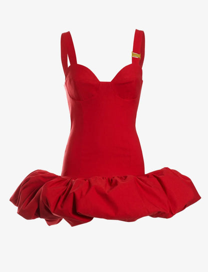 Vestido mini rojo