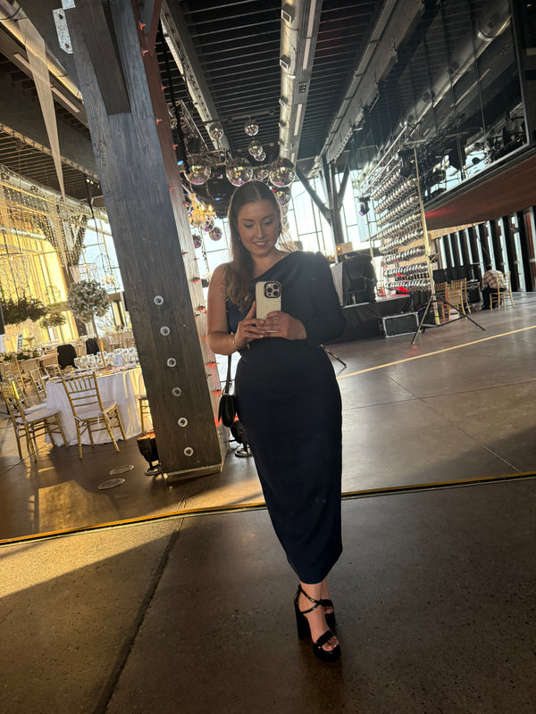  con Vestido Sasa Azul
