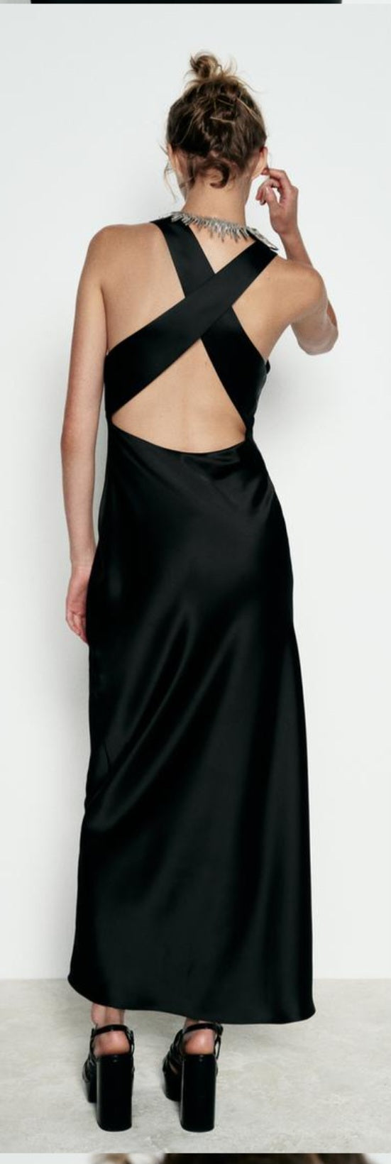 Vestido zara negro