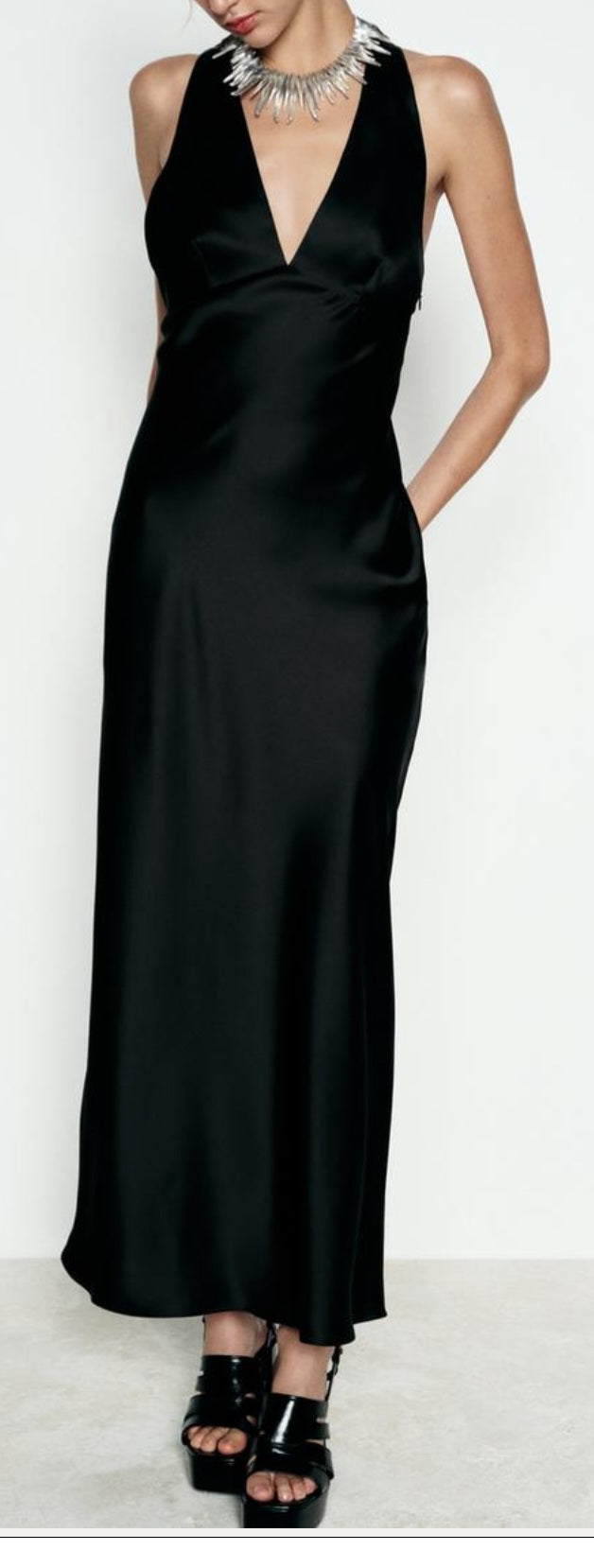 Vestido zara negro