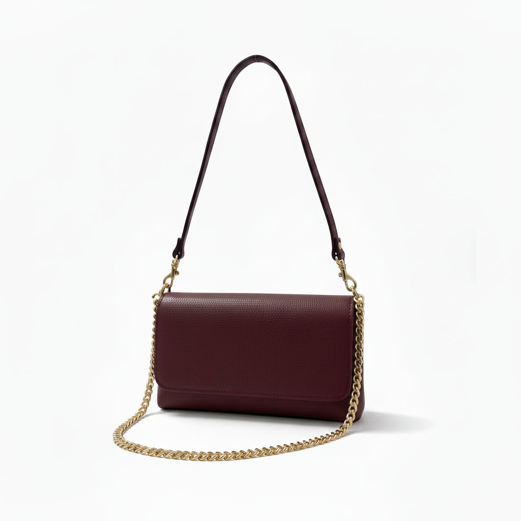 Cartera Vino Cuero