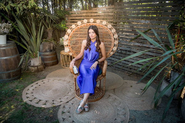  con Vestido Marlene Morado