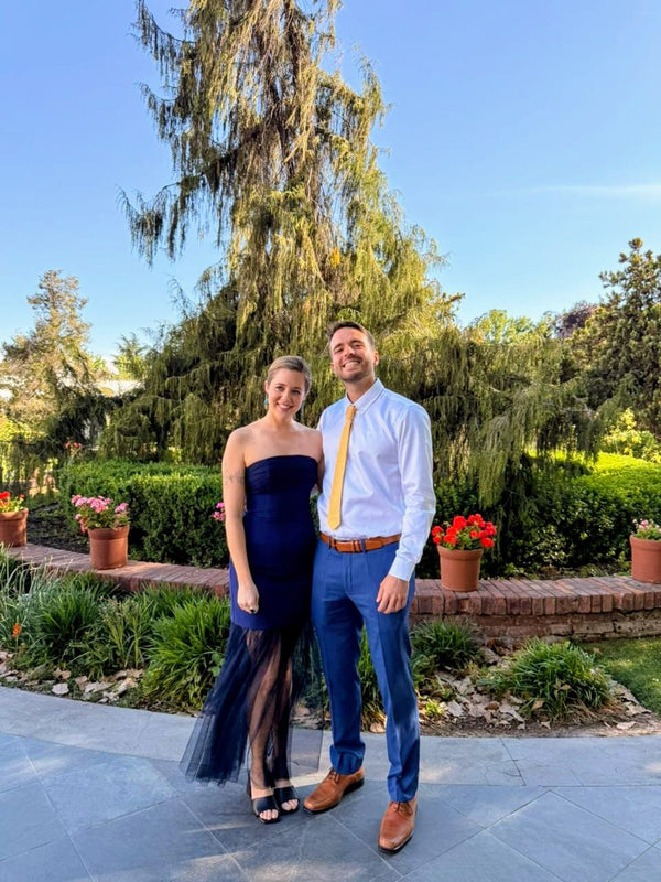  con Vestido Blue Rose Navy