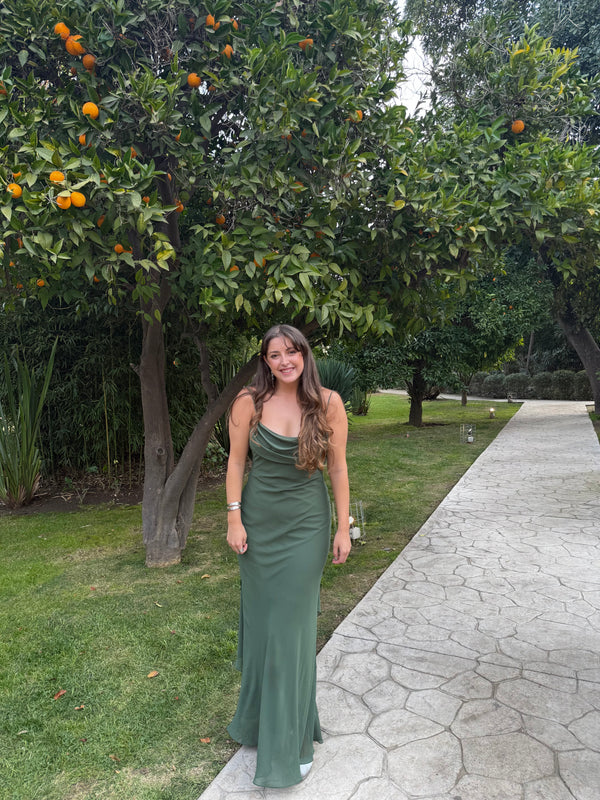  con Vestido Brasil Verde Oliva