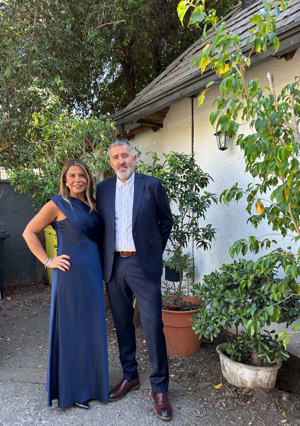  con Vestido Hamptons Glam Azul Marino